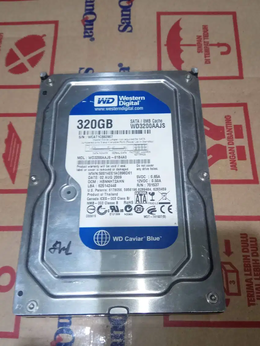 Hardisk PC 320 GB Sata 3,5 HDD Untuk PC/CCTV