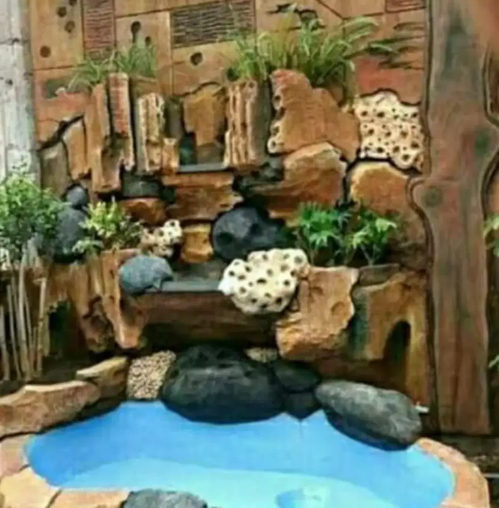 Tukang kolam relief koi