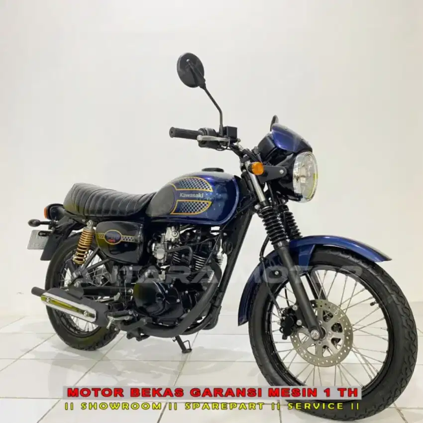 Kawasaki w175 Cafe 2023 Mulus Istimewa Cash Kredit tukar tambah bisa