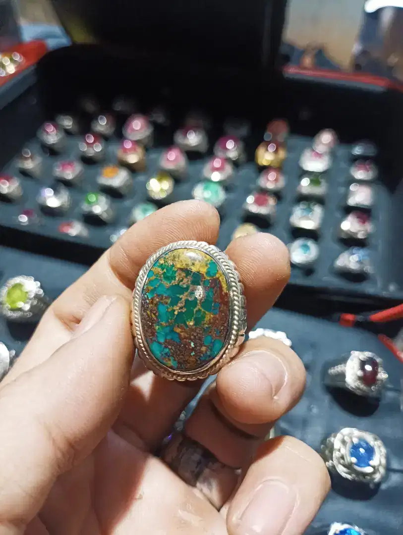 Pirus persia ring perak