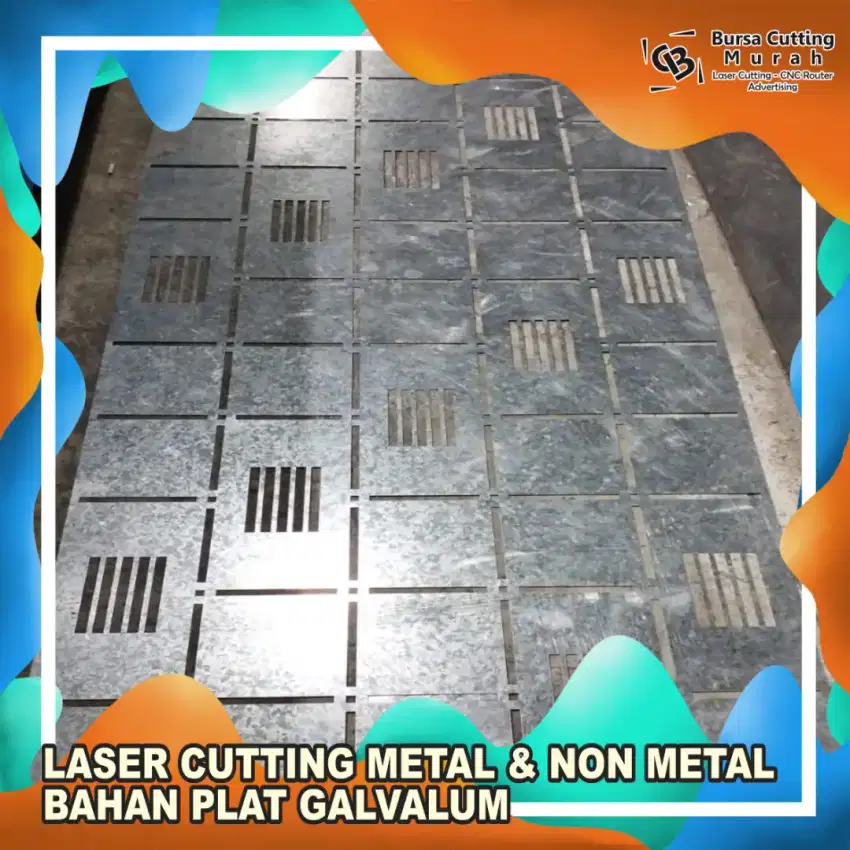 Laser Cutting Plat Galvanis | Jasa Laser Cutting Plat Besi