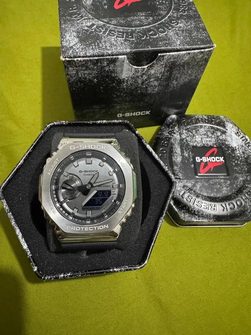 Jam Tangan Casio G-Shock GM-2100-1ADR Original Baru