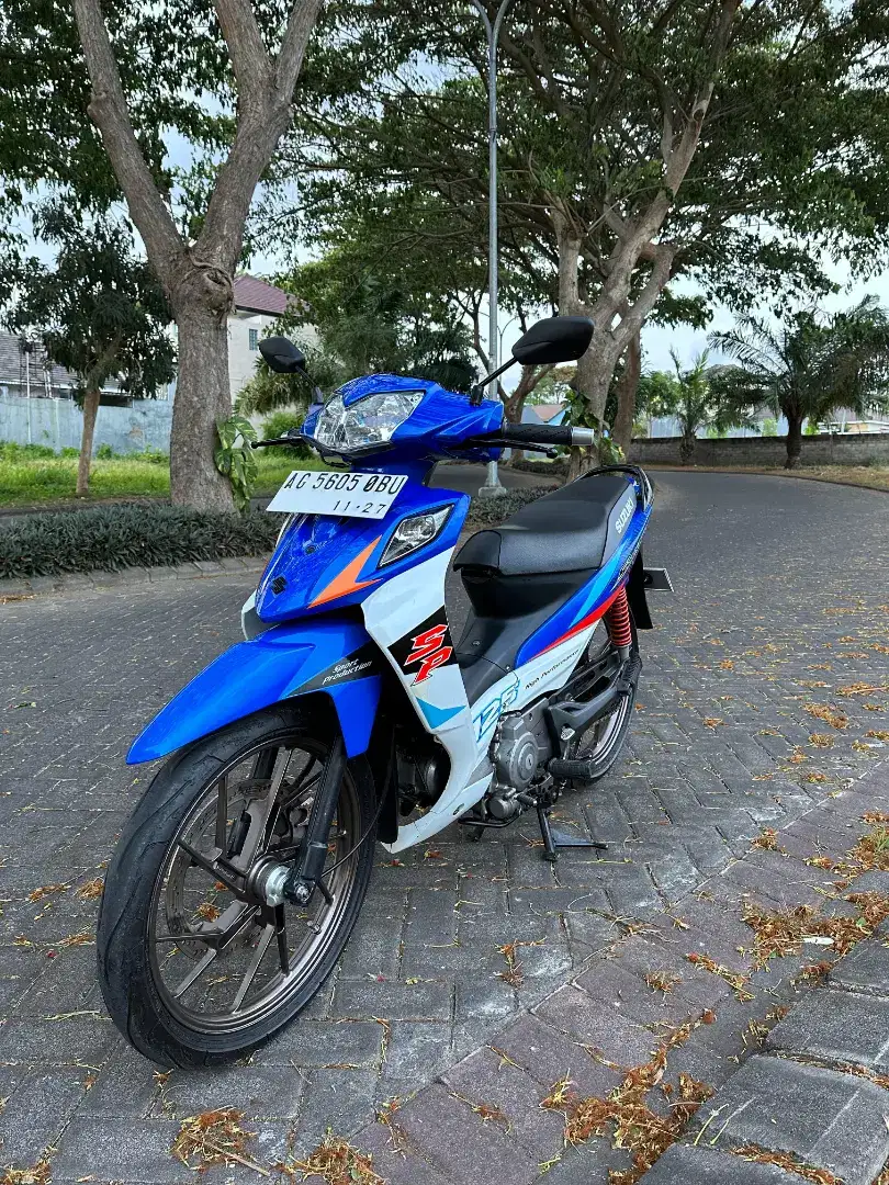 Suzuki Shogun SP FL 2007 Biru Putih Istimewa