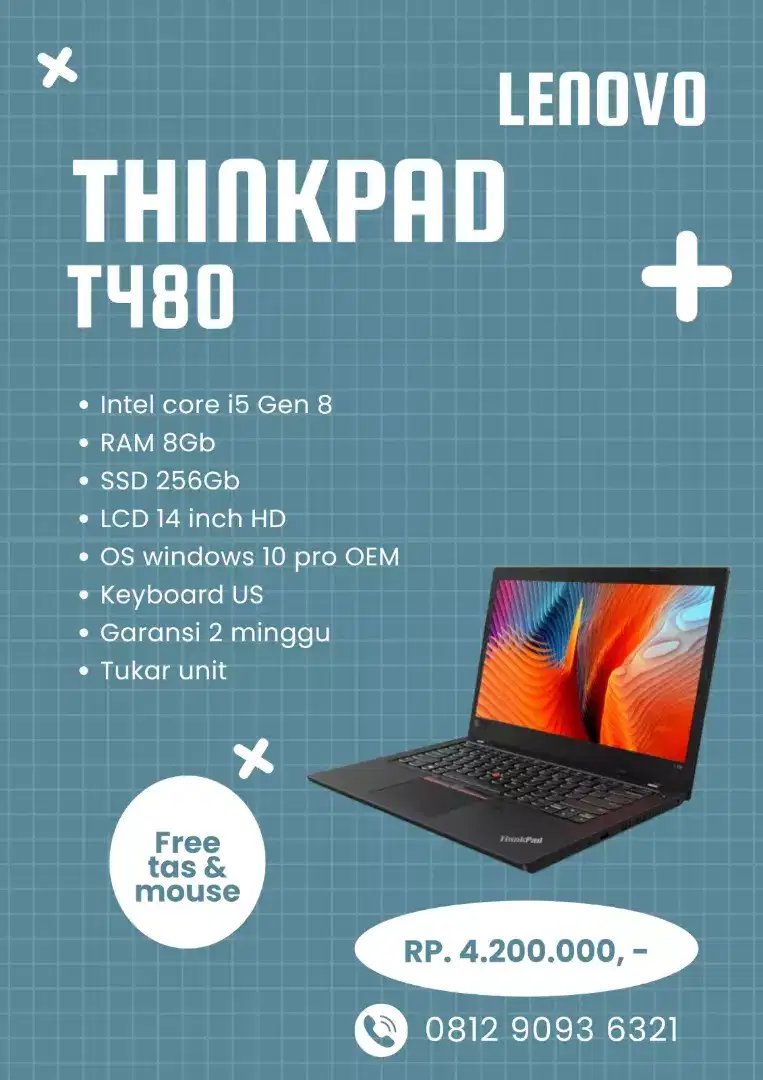 Laptop Lenovo Thinkpad T480