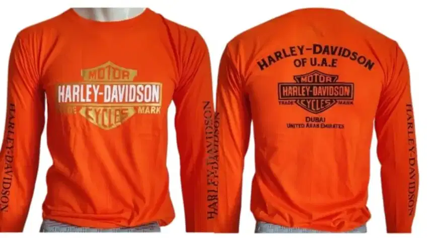 Kaos lengan panjang harley davidson united emirate arab