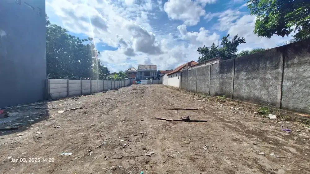 Dijual Tanah di Jl Nitikan Baru Yogyakarta Luas 1402 m2