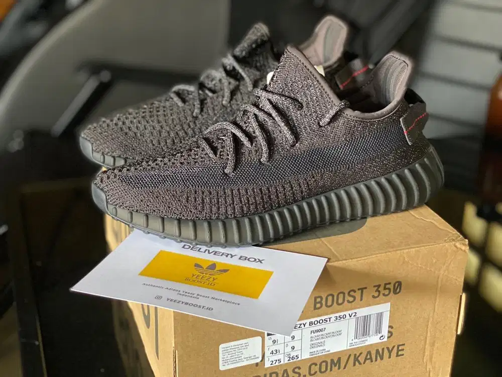 Adidas Yeezy 350 V2 Black Static Original 100%