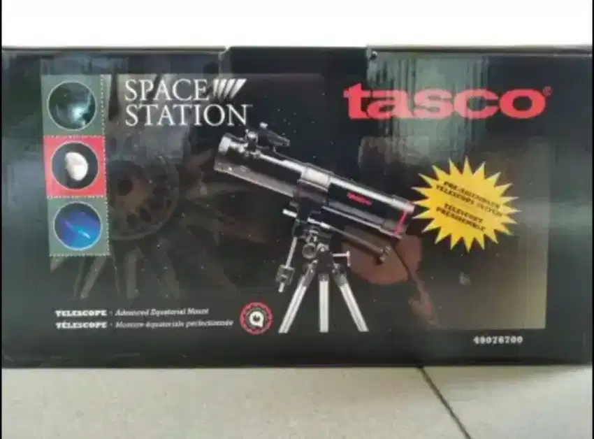 Teleskop Teropong Tasco SpaceStation 76/700