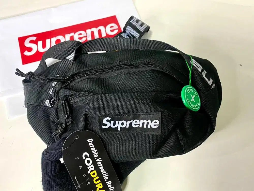 Supreme Waistbag SS18 Black 100% Original Brand New