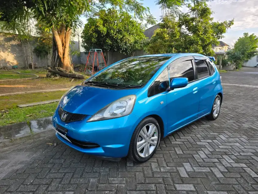 Honda Jazz GE8 Upgrade S, Manual Transmission Blue 2008,Plat AB Sleman