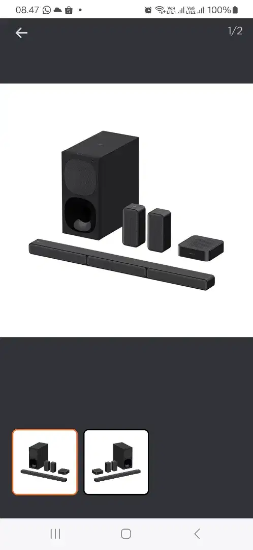 Sony soundbar Ht-S40r