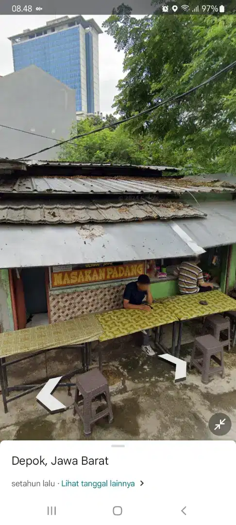 Over usaha warung nasi padang serba 13.000 dekat TSM Mall cibubur