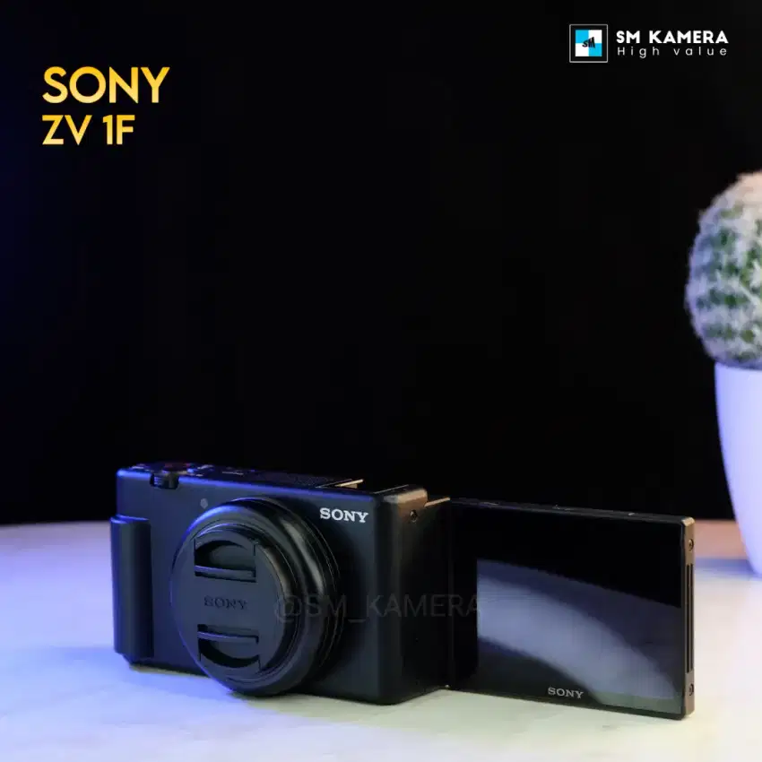 KAMERA VLOGGING 4K!! Sony Digital Vlogging Camera ZV-1F Black