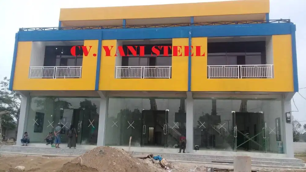 Pembuatan Kaca Kusen Aluminium dan Kaca Tempered