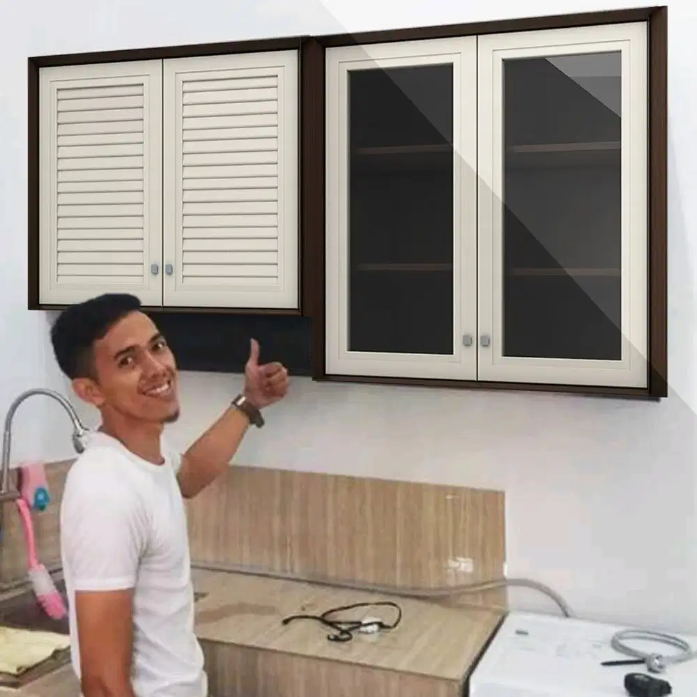 Lemari Dapur 4 Pintu Minimalis
