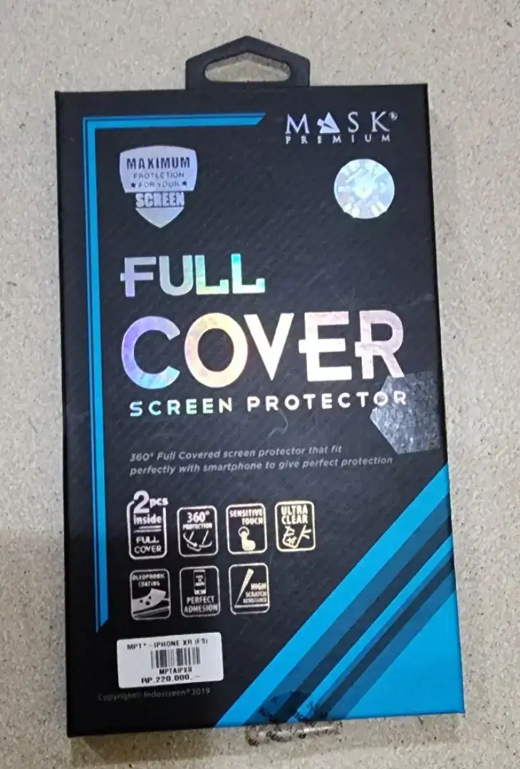 Baru Screen Protector Anti Gores Iphone XR depan belakang Mask Premium