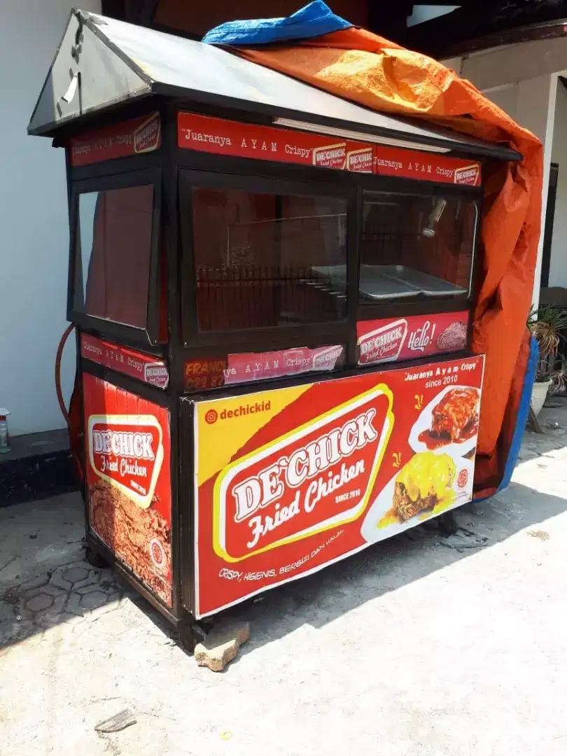 DI JUAL GEROBAK DE CHICK FRIED CHICKEN