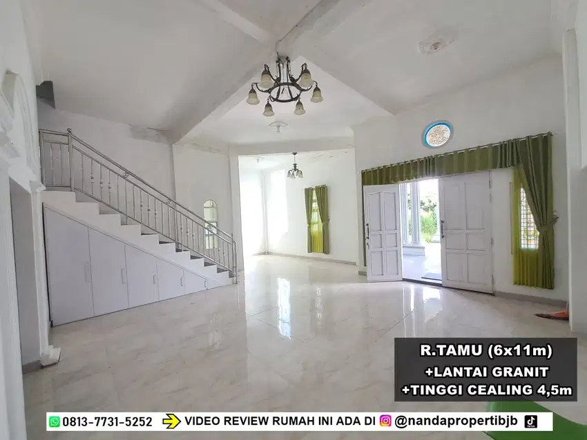 rumah mewah 2lt type 650/1200m2 di loktabat selatan