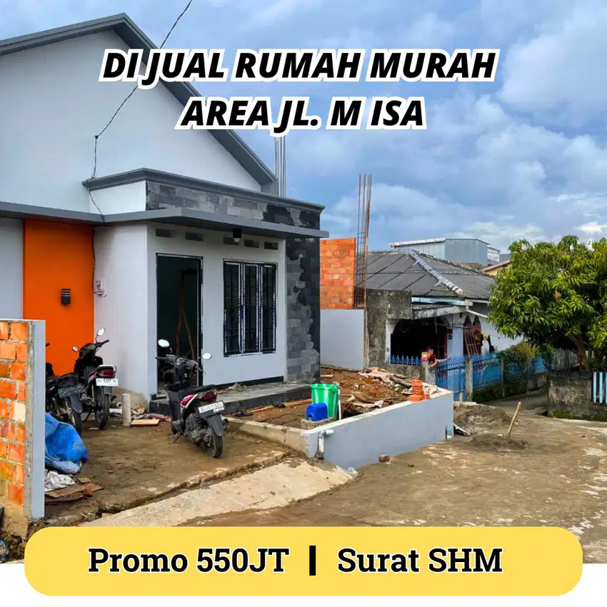 Rumah Harga 600JT Bambang Utoyo Area M Isa