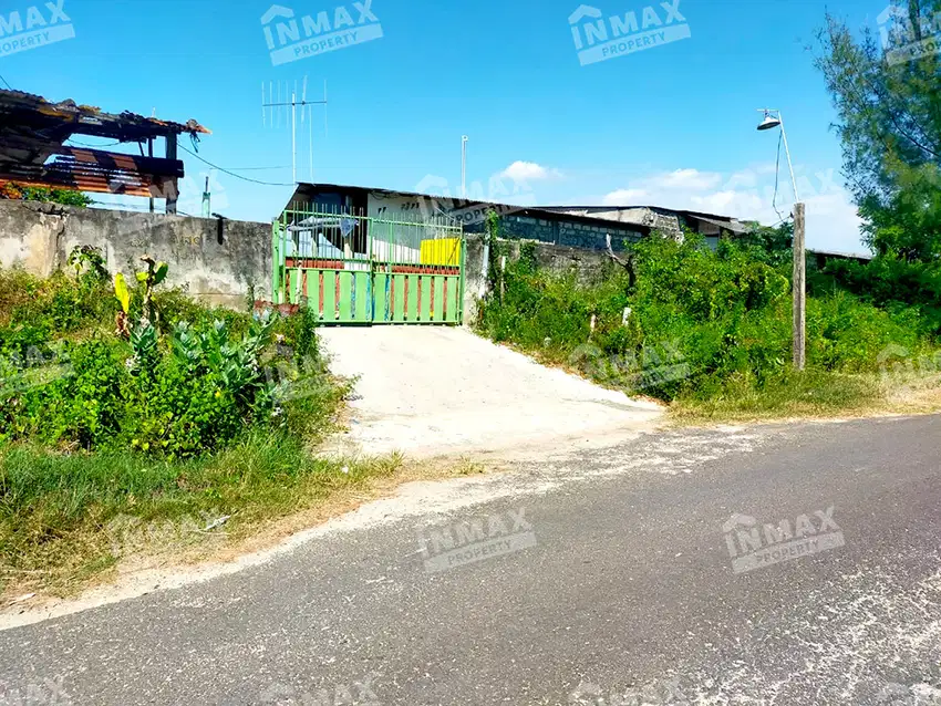 TANAH LUAS 10,8 HA DI TUBAN,ADA PETA BIDANG,NOL JALAN RAYA BESAR