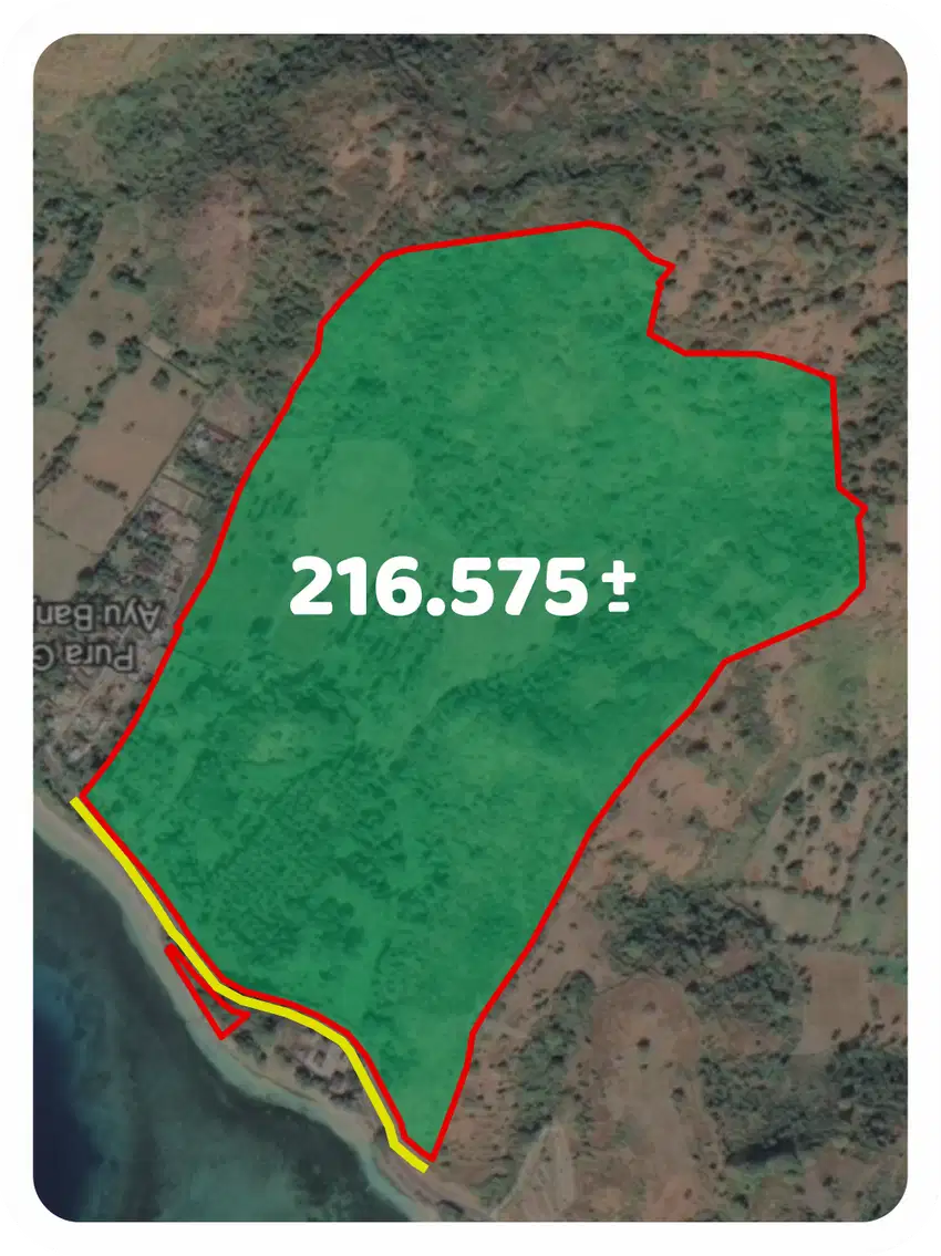 Tanah Murah Lokasi Strategis di Daerah Wisata Sekotong, Lombok Barat.