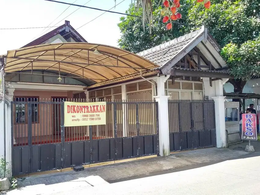 DIKONTRAKKAN BANGUNAN USAHA & RUMAH TINGGAL BANGSAL BURENGAN TEPI JLN