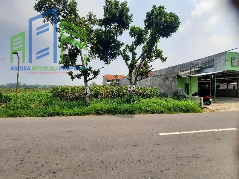 dijual Tanah Startegis pinggir jalan utama di Teras Boyolali