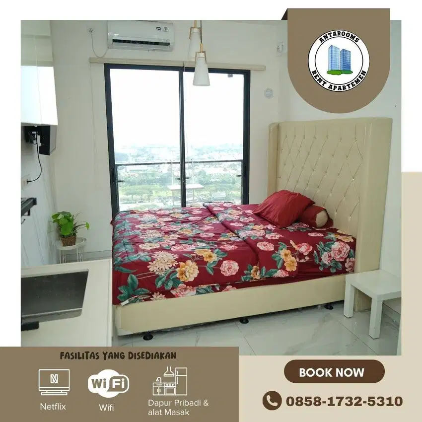 Sewa Apartemen Harian Skyhous bsd di Tangerang dengan View Kota