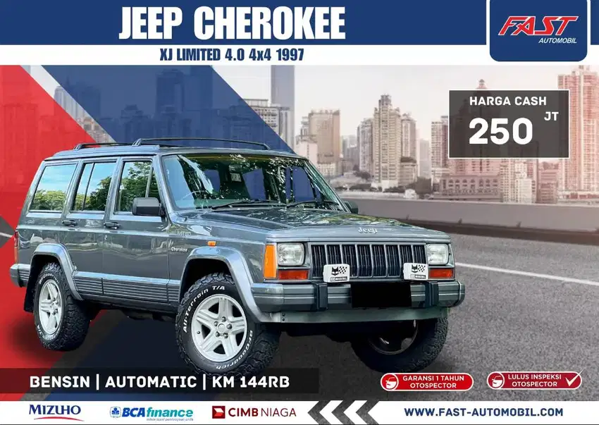 JEEP CHEROKEE XJ LIMITED 4.0L 4X4 1997 ISTIMEWA #F3ST