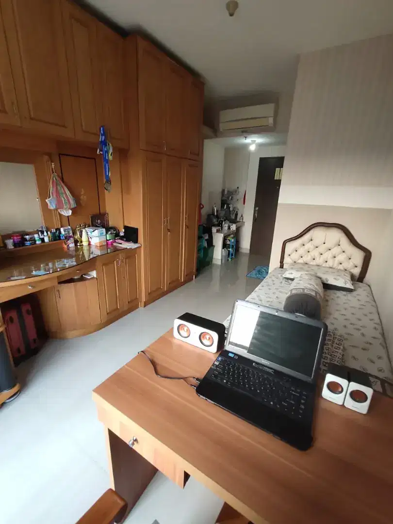 Dijual Apartemen Puri Park View Tower A studio lt 6 hdp pool anak BU