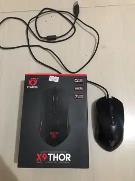 Mouse gaming l FANTECH X9 THOR MOUSE GAMING MACRO RGB