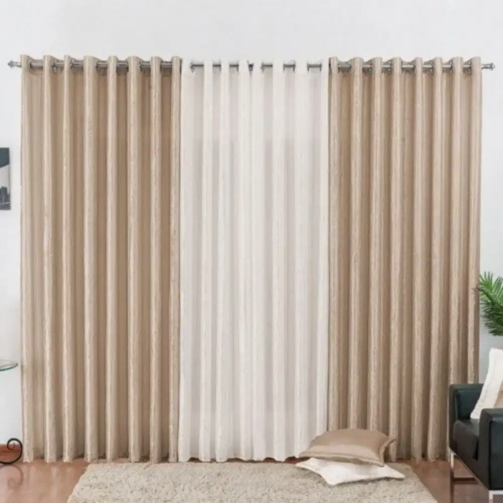 Jual tirai jendela gordyn hordeng gorden wallpaper dinding rollblind v