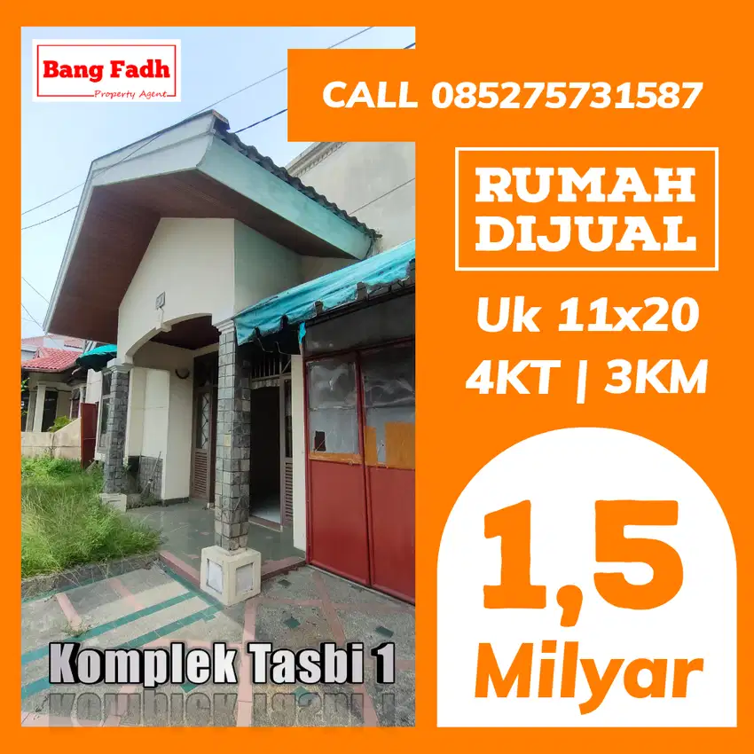 Hot deal jual rumah komplek Tasbi 1 / tasbih 1