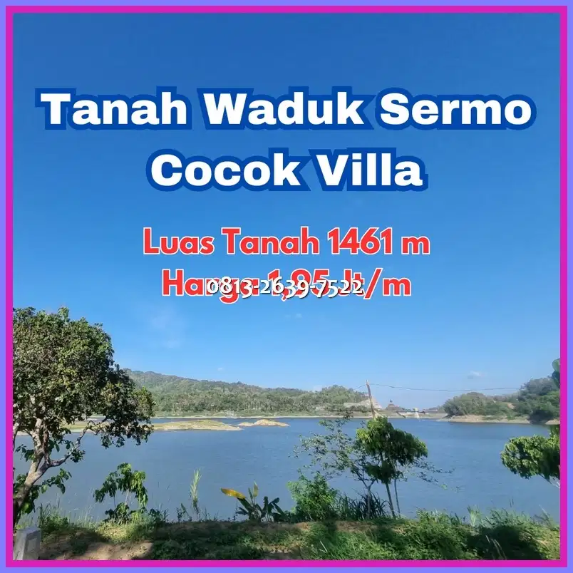 Jual Tanah Nego di Jl Lingkar Waduk Sermo Jogjakarta