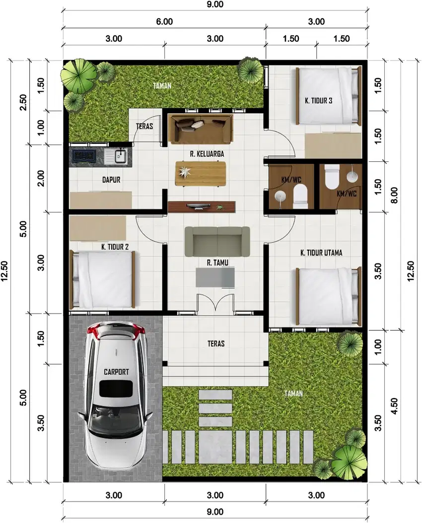 Rumah Impian Mewah Minimalis di Jogja, Inden SHM