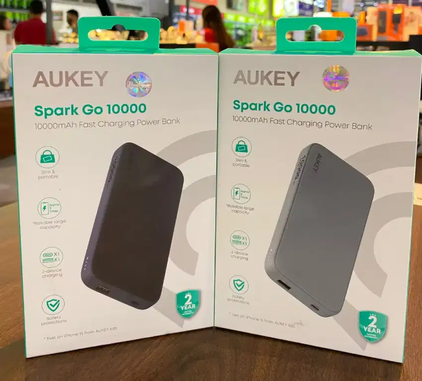 Aukey Powerbank spark Go 10K mAh fast charger