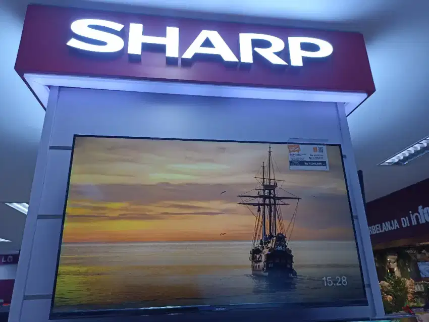 TV Sharp led google TV 43 inch cicilan bunga rendah