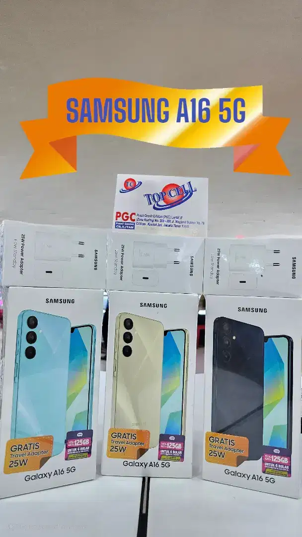 NEW SAMSUNG A16 5G RAM 8/256 GARANSI  RESMI 100%