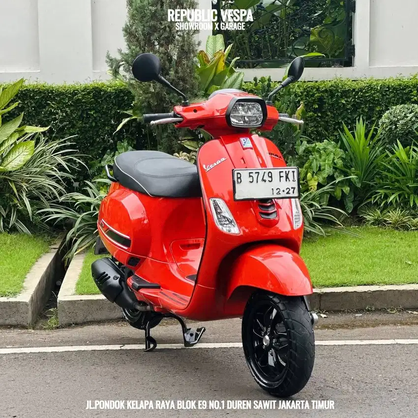 Vespa S IGET 125 FACELIFT th 2022 warna ORANGE PERFECT CONDITION.