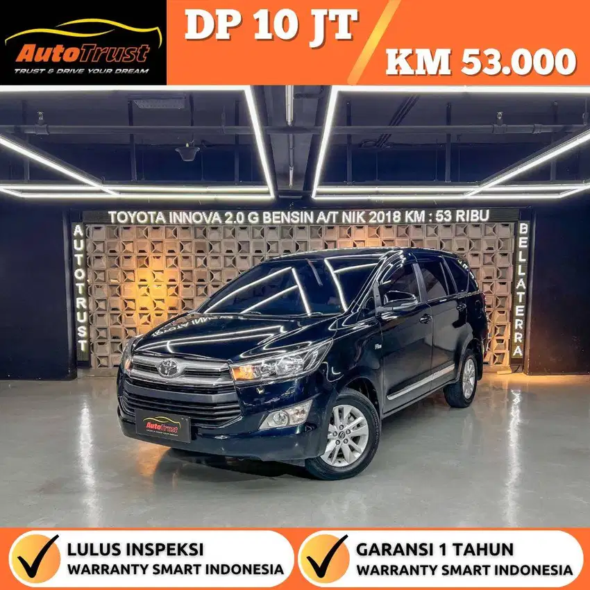 Tdp 10 Juta Toyota Innova 2.0 G Bensin A/T Nik.2018/David