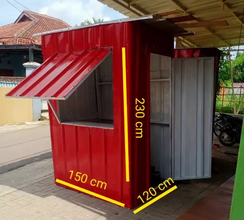 Dijual MURAH booth kontener, kontainer portable, booth container