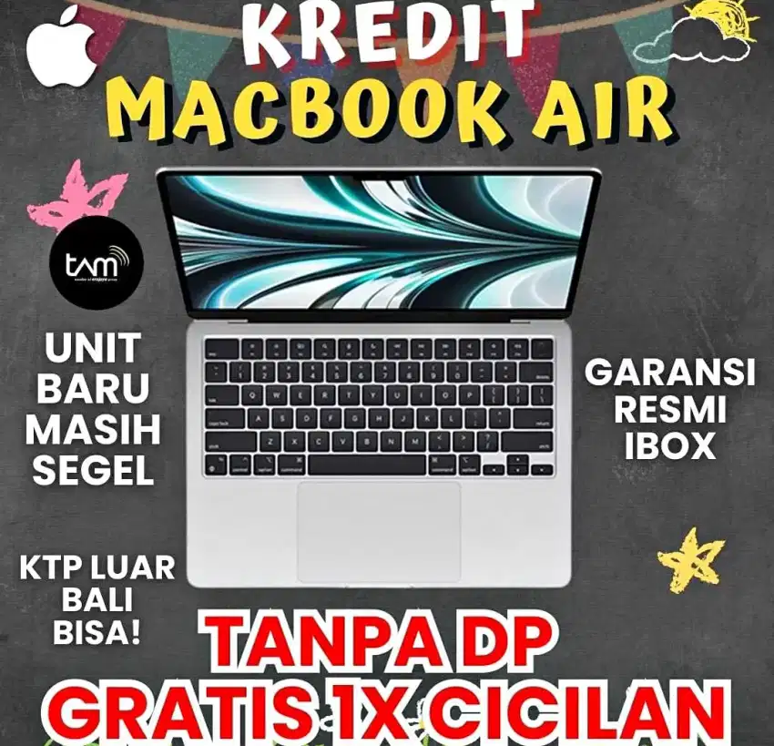 MACBOOK AIR M2 256 GB CICILAN TANPA KARTU KREDIT.