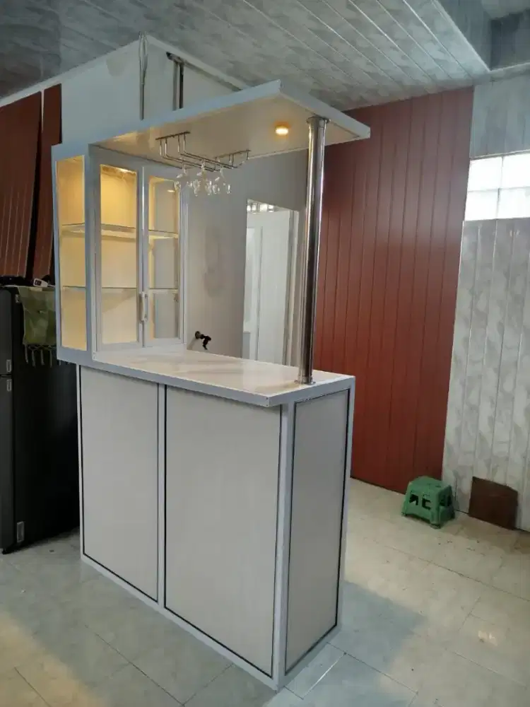 Minibar Aluminium ACP plus Wastafel