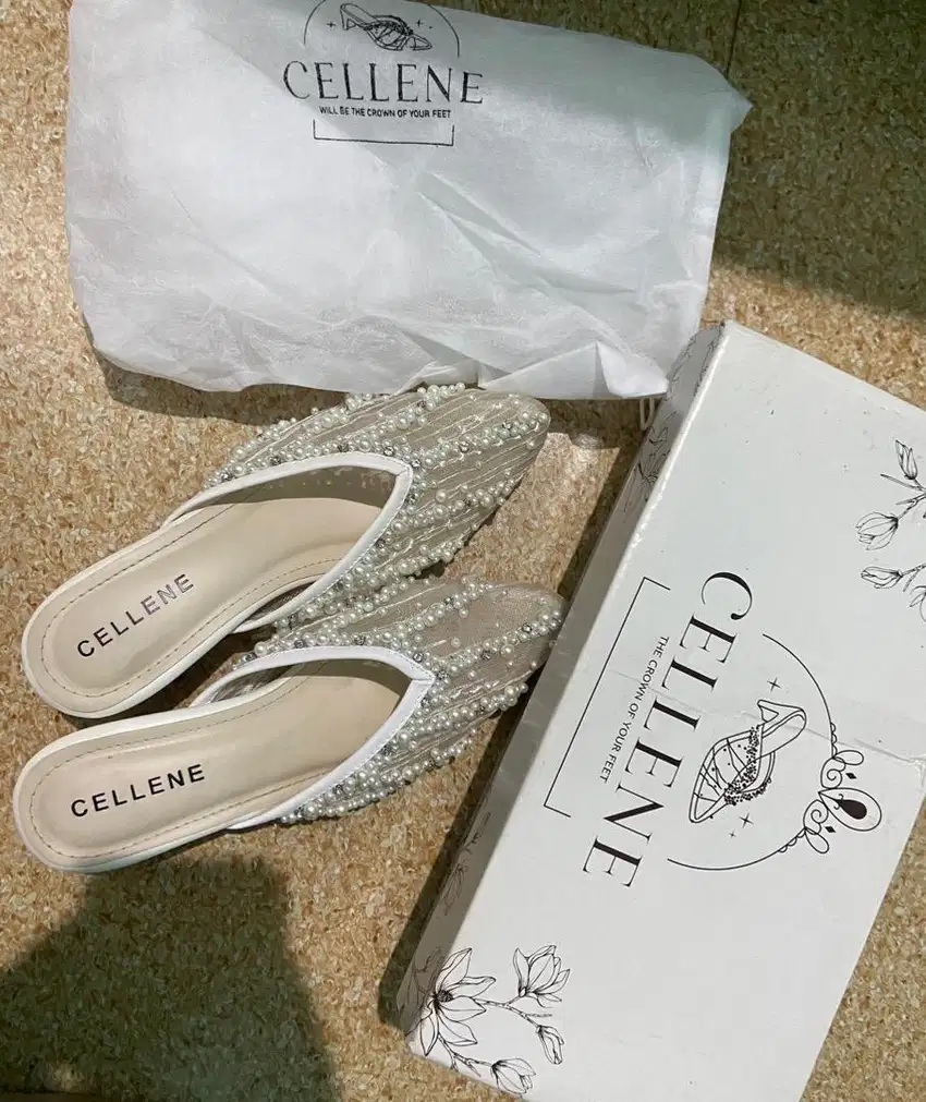 Sepatu hells Cellene untuk wedding