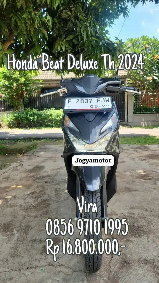 Honda beat deluxe th 2024 cash or kredit harga bersahabat