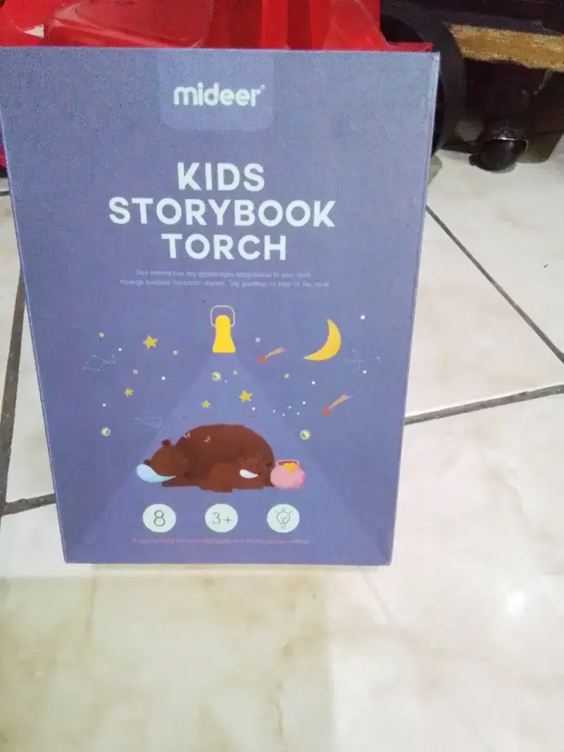Mideer story book torch bekas preloved mainan anak
