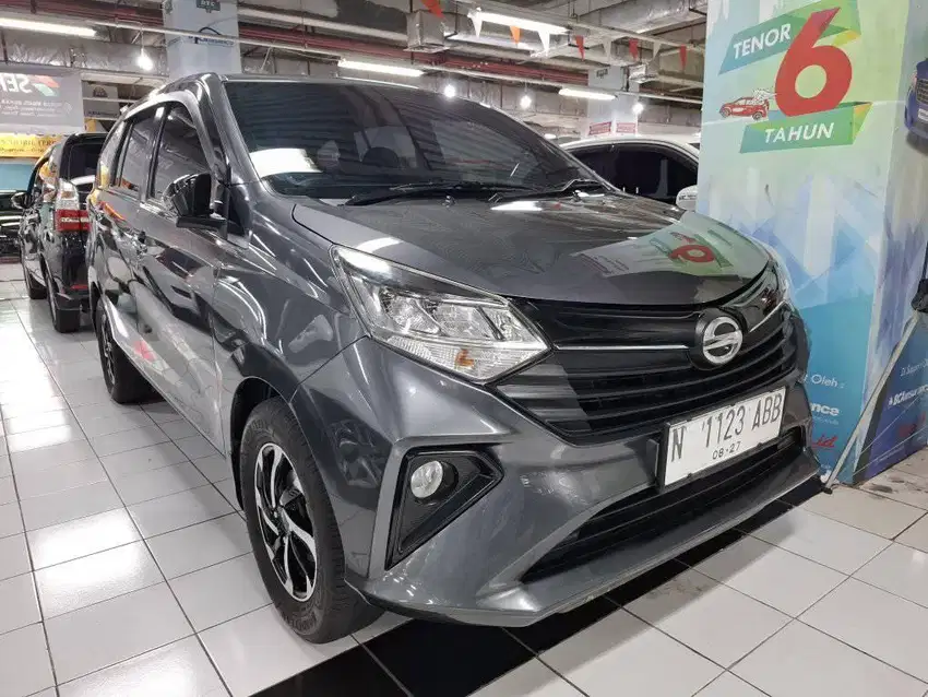 PROMO Daihatsu New Sigra 1.2 R 2022 Matic Grey AT Abu Abu Calya d m x