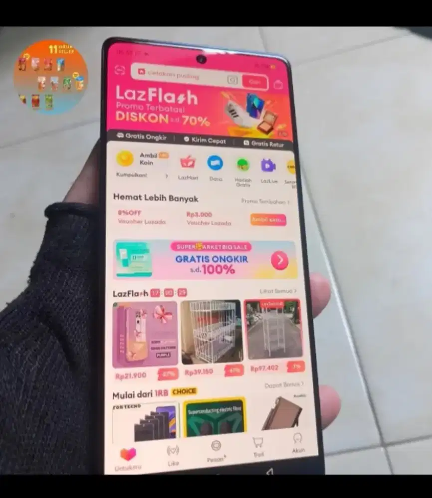 Jual unit only Infinix GT 20 Pro RAM 8/256GB - Batangan, no minus