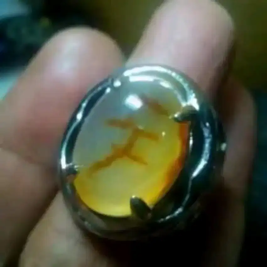 Cincin Batu Cempaka Motif