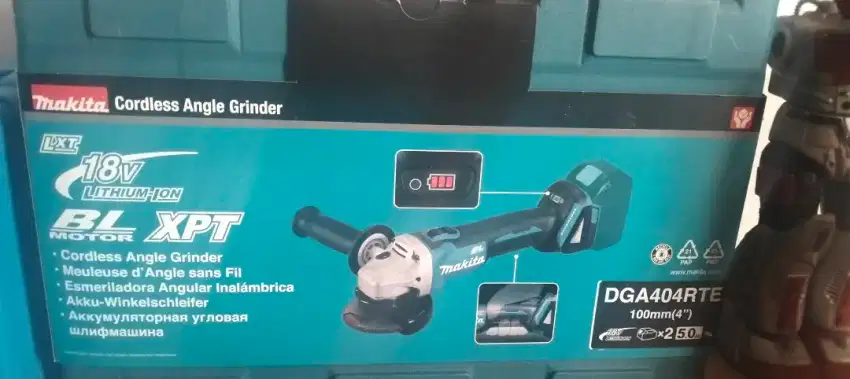 Cordless angle grinder merek makita